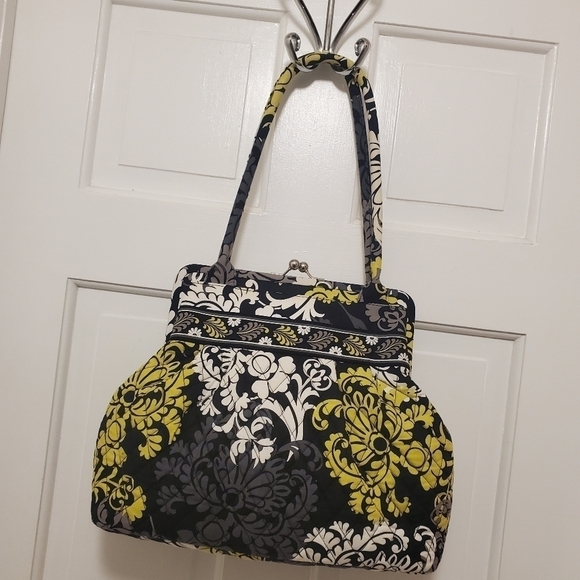 EC Vera Bradley Elouise Retired Baroque Kisslock Close Shoulder Bag, Colorful - Picture 5 of 9